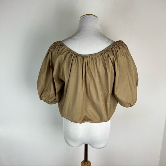 DOEN TOPAZ TOP - PRAIRIE SANDS Puff Sleeves Size S - Picture 7 of 10